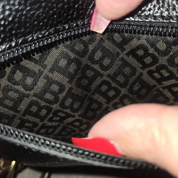 Euc Bally vintage black and brown woven leather backpack Bag - Picture 6 of 9